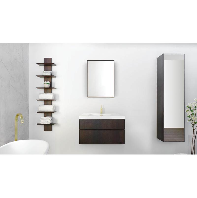 WETSTYLE Furniture Frame Linea - Linen Cabinet 16 X 66 - Oak White