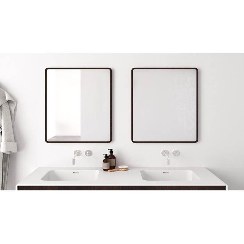 WETSTYLE Deco Mirror 36X30 -  White Mat Lacquer