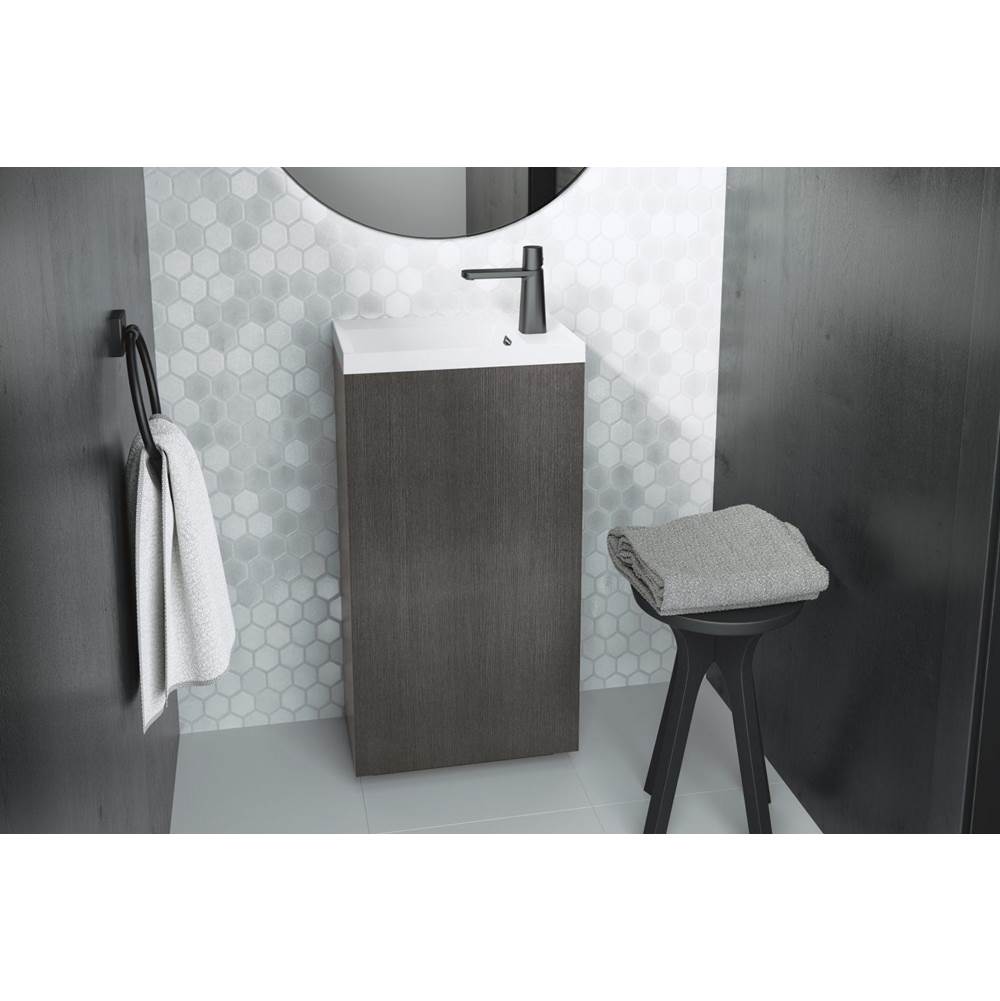 WETSTYLE Furniture ''Stelle'' - Pedestal No Door 18 X 12 - Oak White