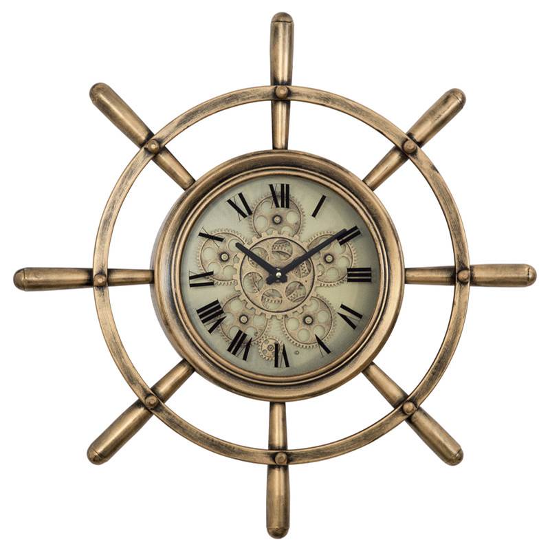 Yosemite Ship''s Wheel Wall Clock