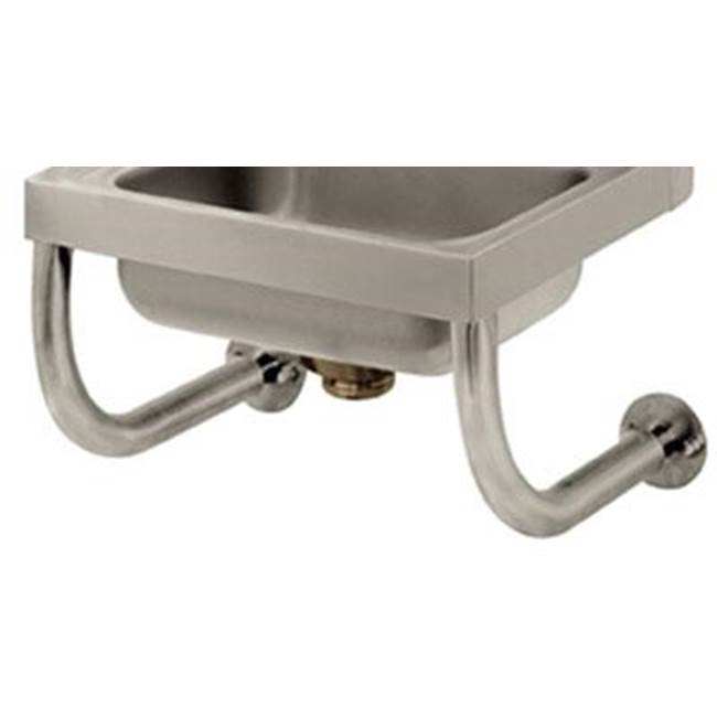 Advance Tabco Tubular Wall Support Brackets, for hand sinks with 10'' x 14'' bowl