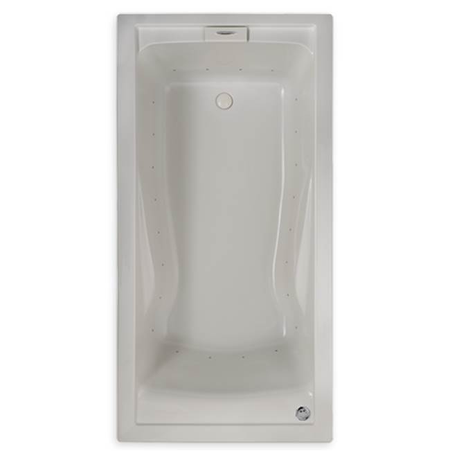 American Standard Evolution® 72 x 36-Inch Deep Soak® Drop-In Bathtub With EverClean® Air Bath System