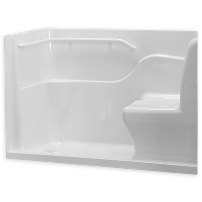 American Standard Acrylic 30 x 60-Inch Walk-In Shower – Left-Hand Drain