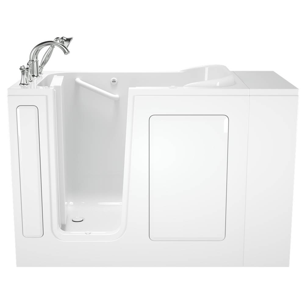 American Standard Gelcoat Value Series 28 x 48-Inch Walk-in Tub With Whirlpool System - Left-Hand Drain With Faucet