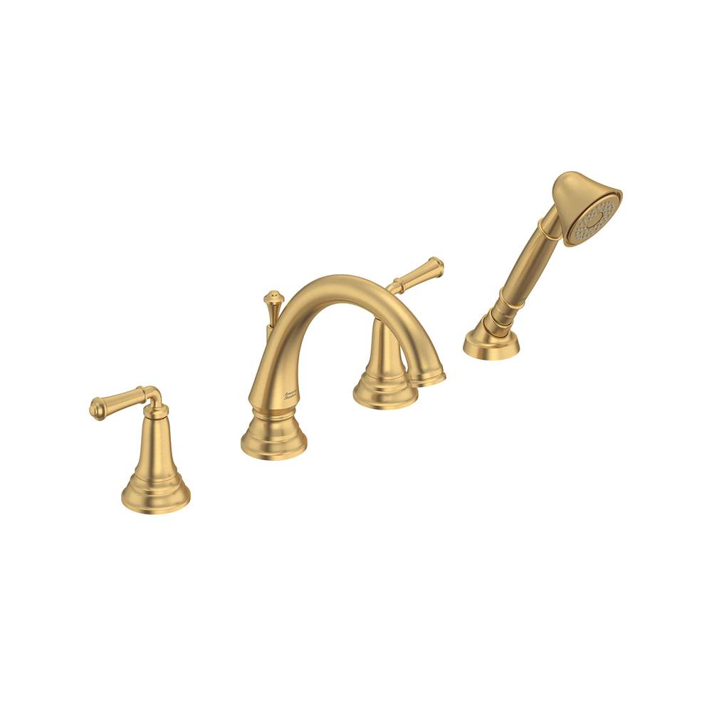 American Standard Delancey® Bathtub Faucet With  Lever Handles and Personal Shower for Flash® Rough-In Valve