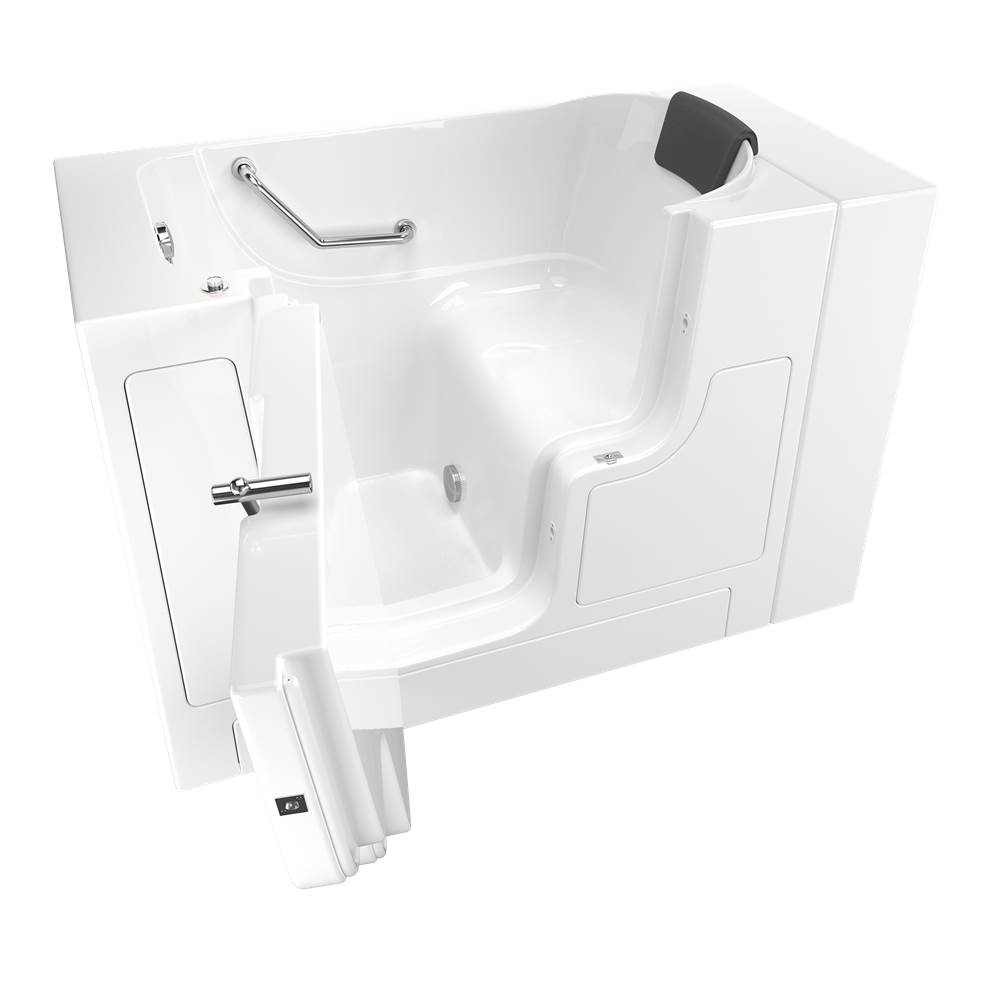 American Standard Gelcoat Premium Series 30 x 52 -Inch Walk-in Tub With Soaker System - Left-Hand Drain