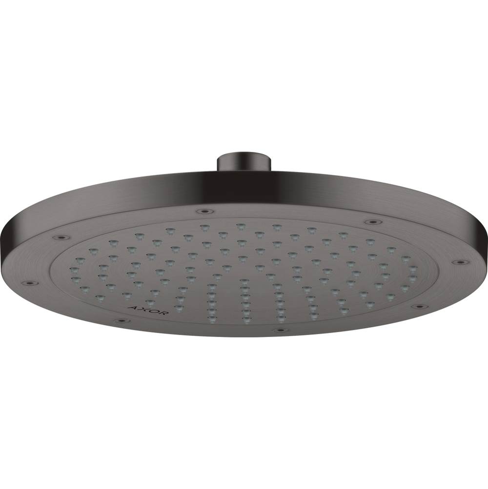 Axor Conscious Showers Showerhead 245 1-Jet, 1.5 GPM in Brushed Black Chrome