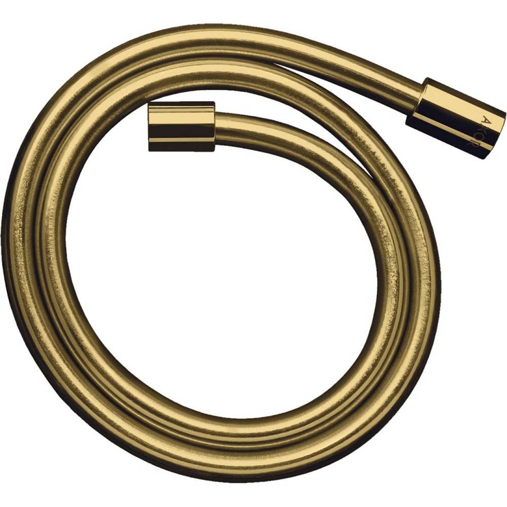 Axor Starck Techniflex Hose with Cylindrical Nut, 63'' in Polished Gold Optic