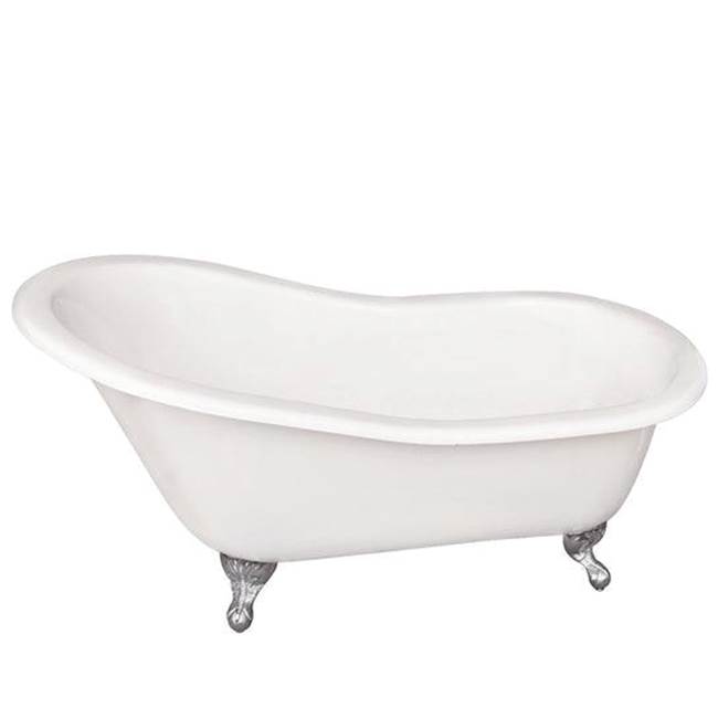 Barclay Icarus Cast Iron Slipper WH67'', No Holes, BN Feet