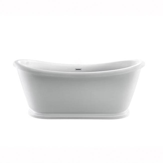 Barclay Moira 63'' Ac Freestanding Tub White,W/Internal Drain-Of Pb