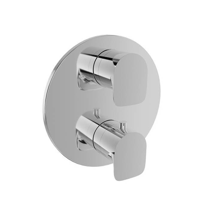 BARiL Complete Thermostatic Pressure Balanced Shower Control Valve With 2-Way Diverter (Non-Shared Ports)