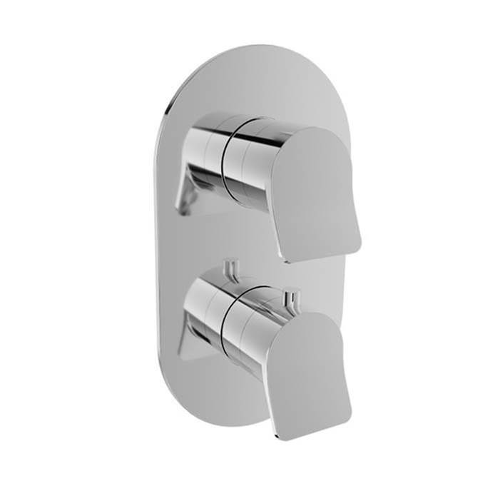 BARiL Trim Only For Thermostatic Pressure Balanced Shower Control Valve With 2-Way Diverter