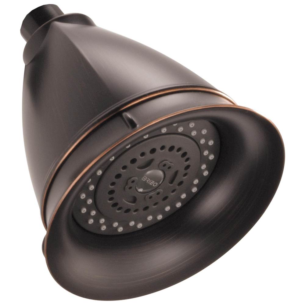 Brizo Universal Showering 5'' Classic Round H2Okinetic<sup>®</sup> Multi-Function Wall Mount Showerhead