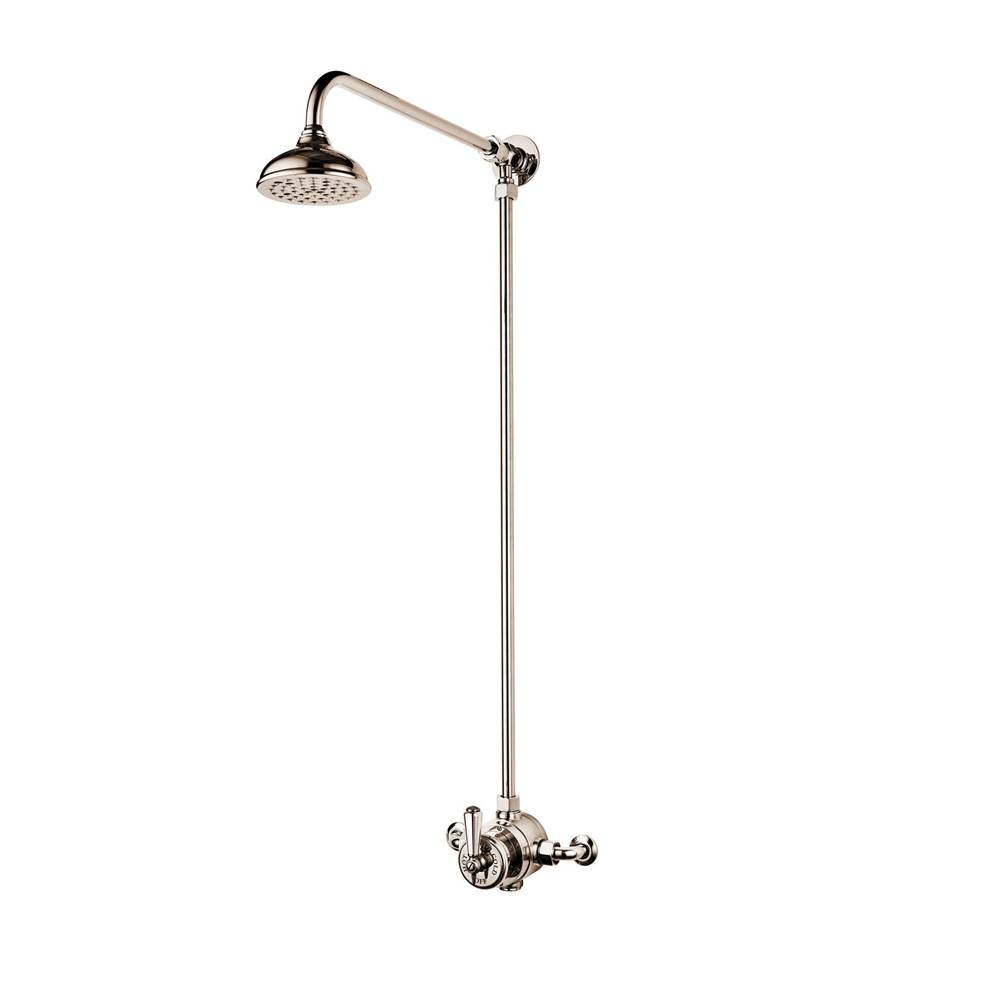 Barber Wilsons And Company Exposed Thermostatic Shower No Volume Control Metal Lever 5'' Head