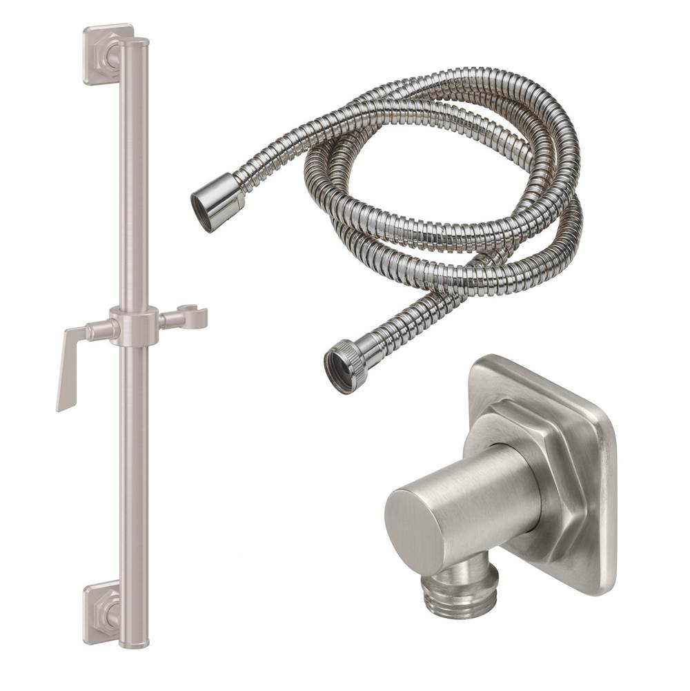 California Faucets 24'' Grab Bar Handshower Kit - Lever Handle with Quad Base