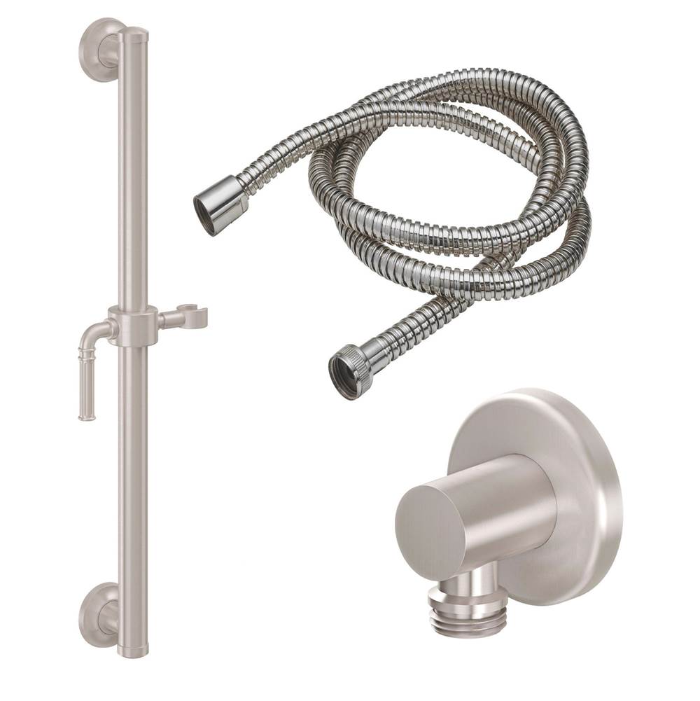 California Faucets 30'' Grab Bar Handshower Kit - Lever Handle with Round Base