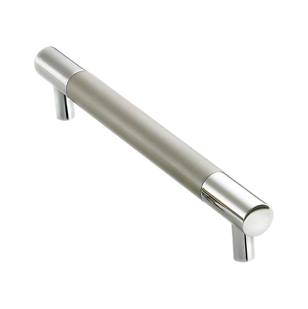 Colonial Bronze Cabinet, Appliance, Door and Shower Door Pull Hand Finished in Satin Chrome and Matte Satin Black