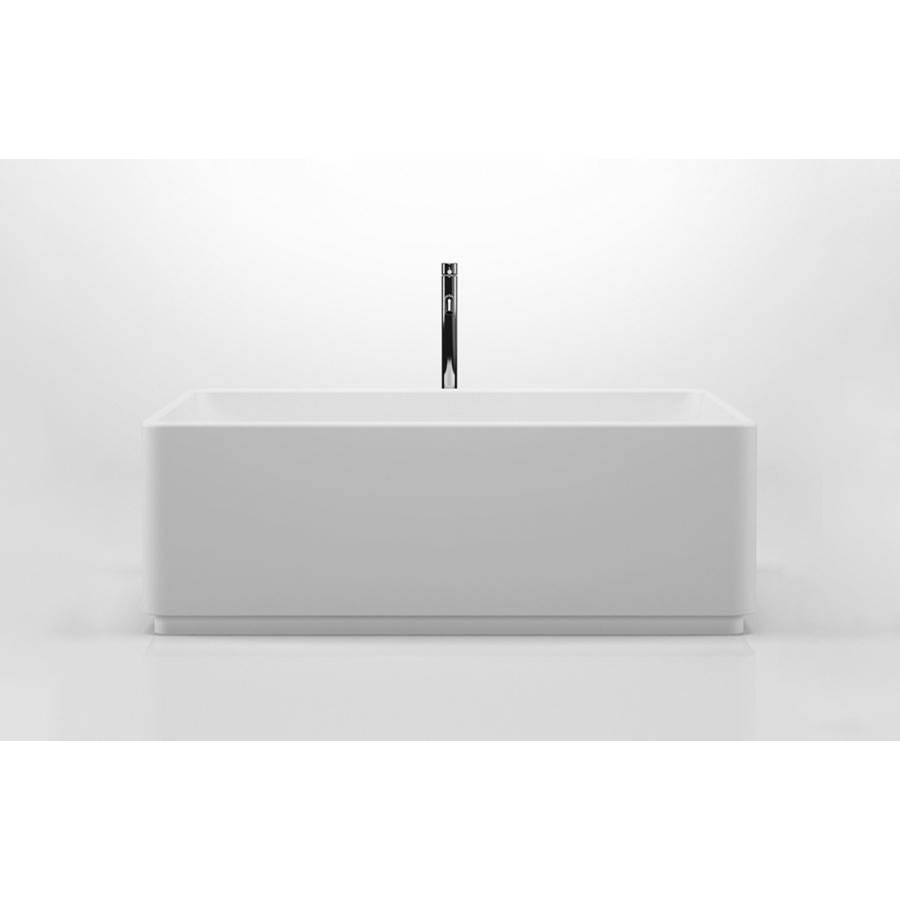 Claybrook Arca Bathtub With Matching Pop-Up Waste In Dover White