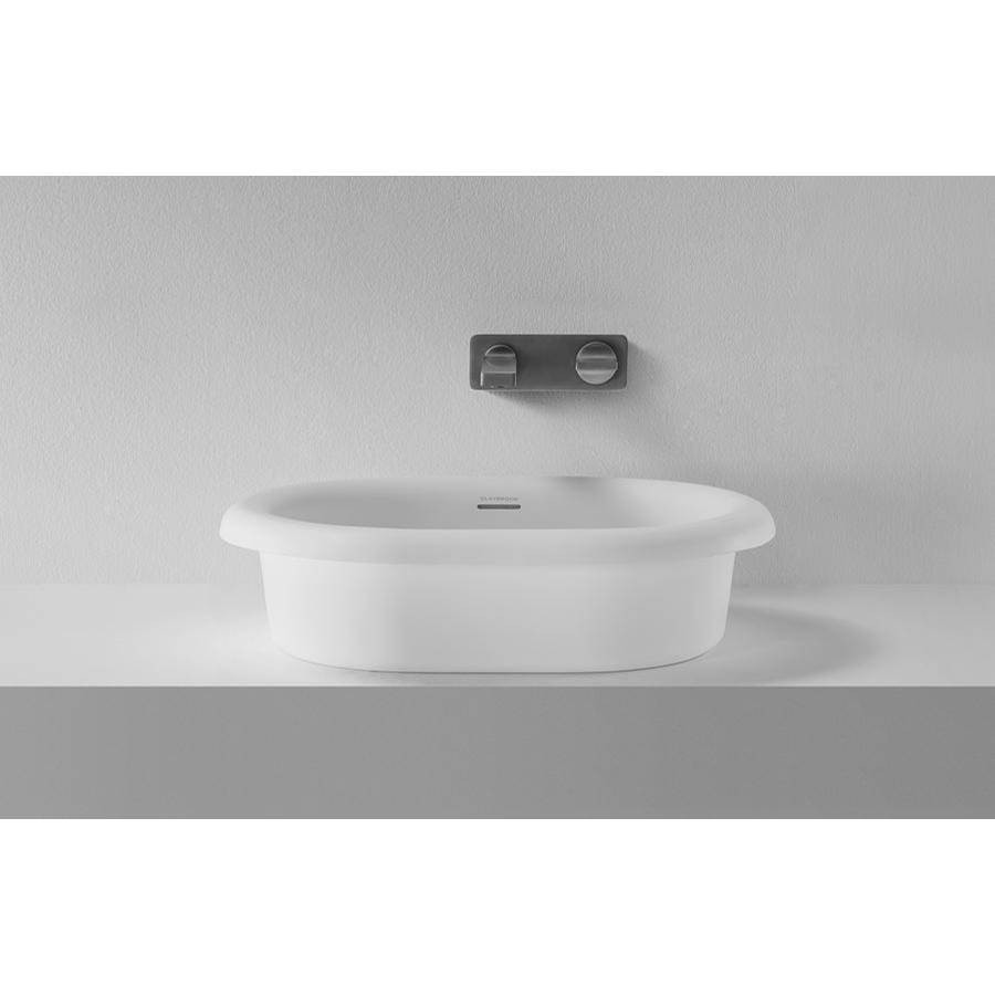 Claybrook Evolve Basin With Matching Pop-Up Waste In Armory Grey