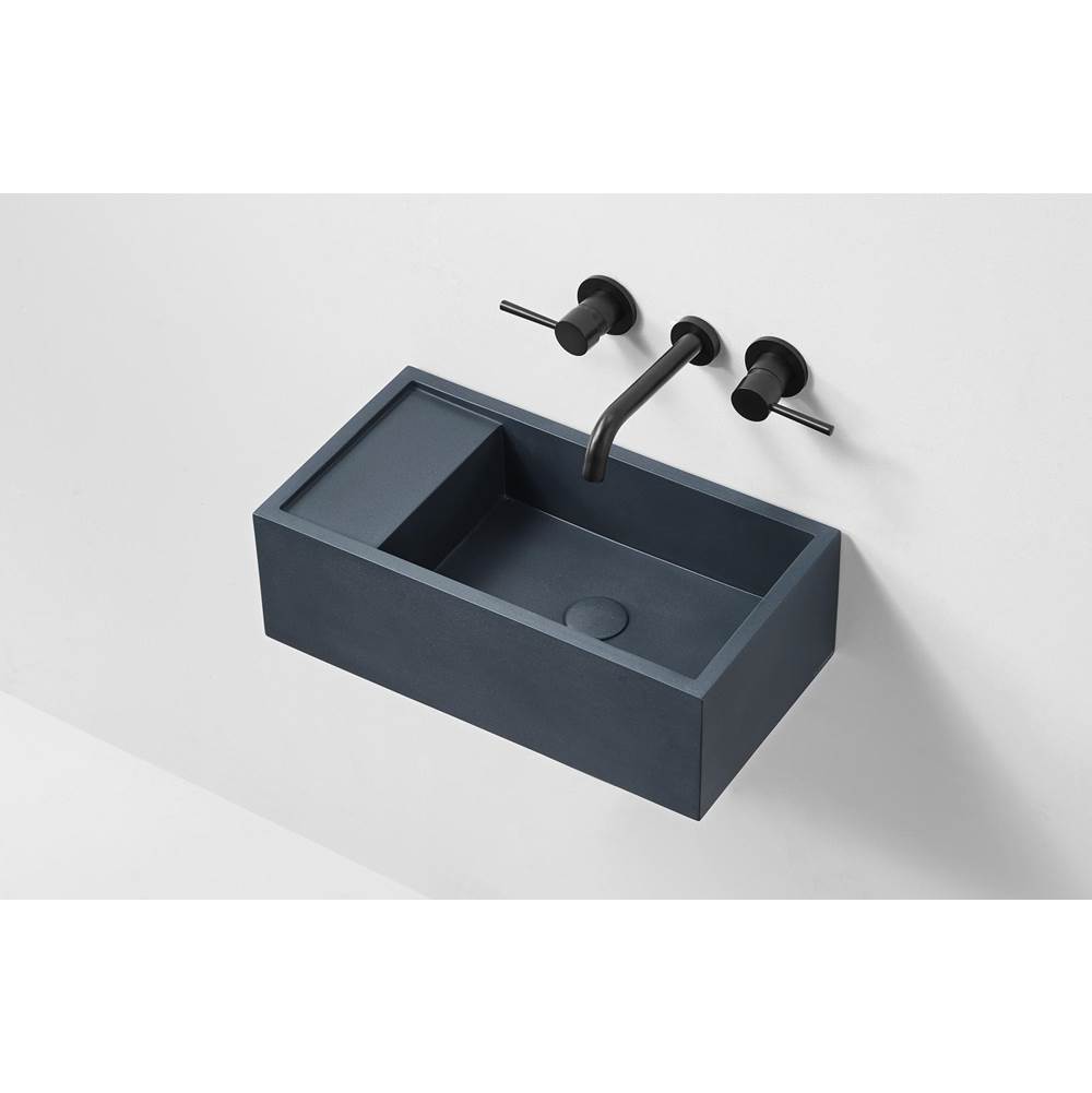 Claybrook Deck Basin With Matching Pop-Up Waste, Internal Overflow, Brackets In High Honed Forest Green