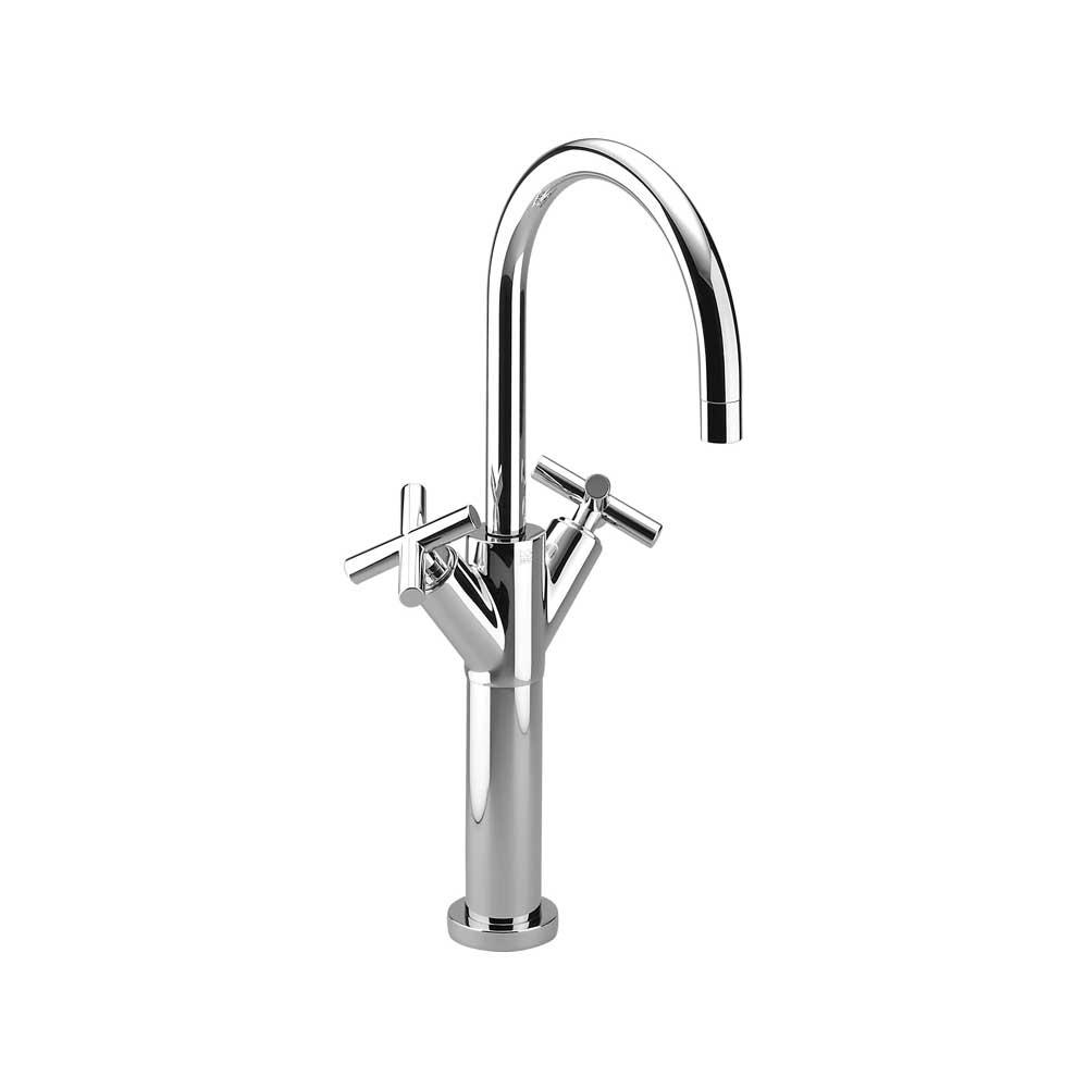 Dornbracht Tara Single-Hole Lavatory Mixer With Extended Shank Without Drain In Platinum