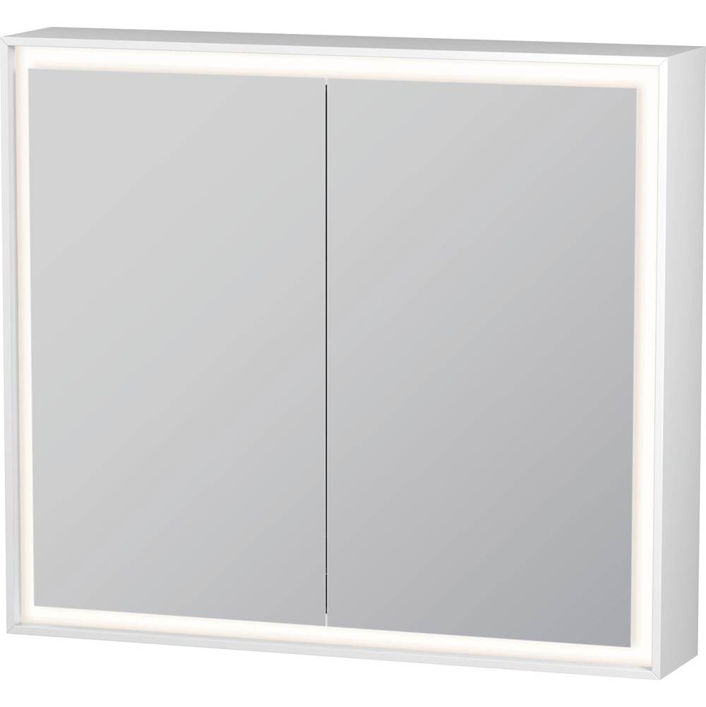 Duravit L-Cube Mirror Cabinet with Lighting White
