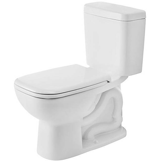 Duravit D-Code Two-Piece Toilet Kit White