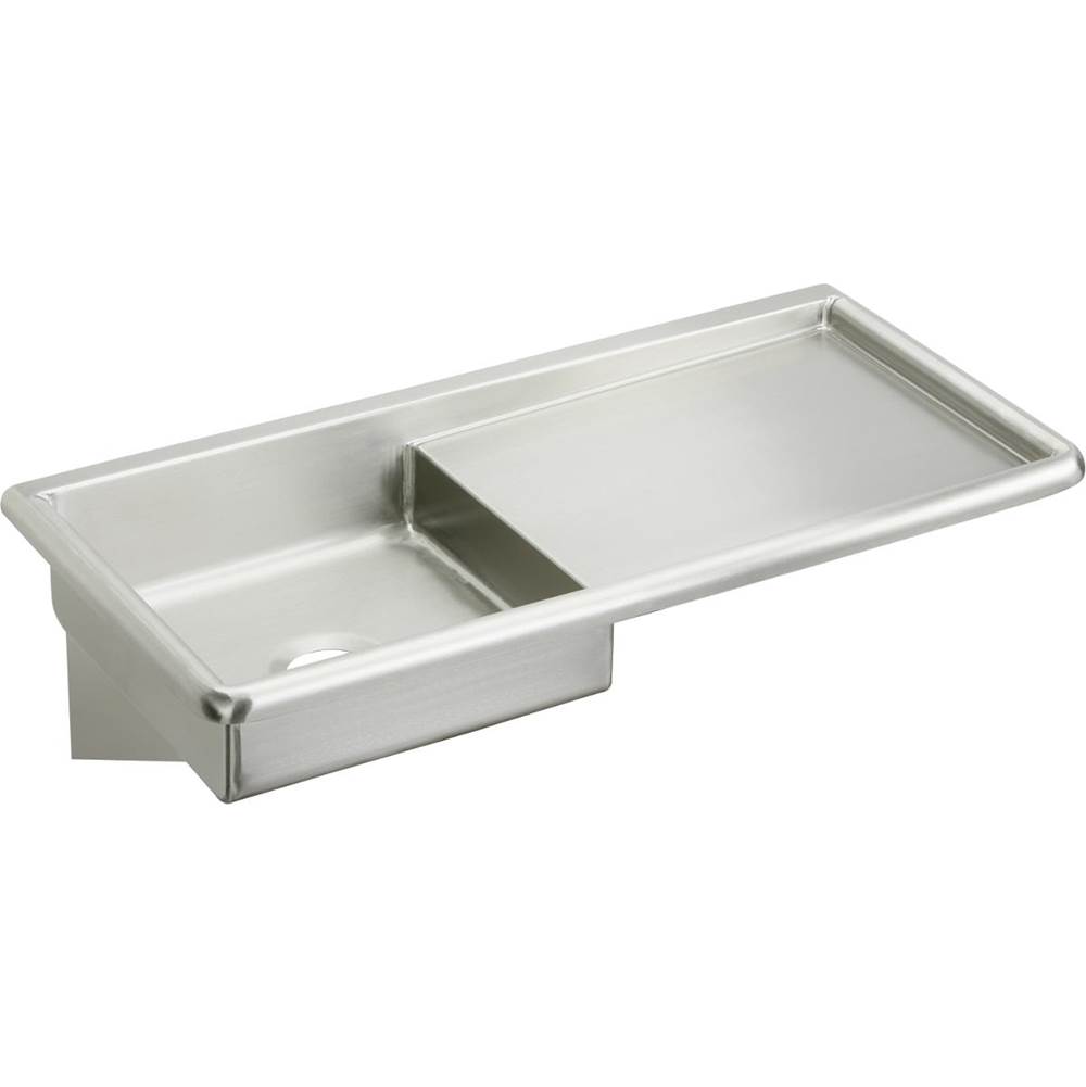 Elkay Stainless Steel 42'' x 20'' x 6, Wall Hung Service Sink