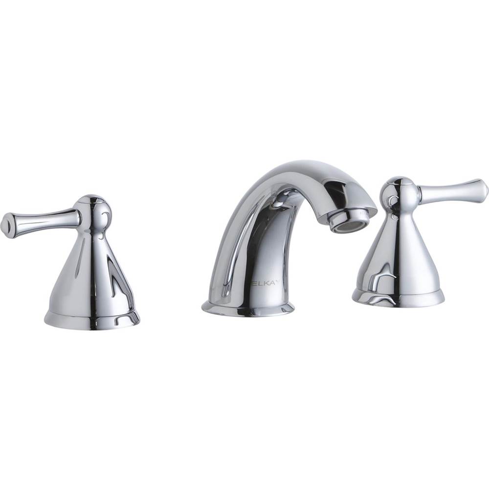 Elkay 8'' Centerset with Concealed Deck Lavatory Faucet with 6'' Cast Fixed Spout Chrome