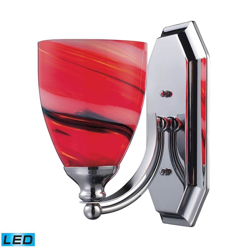 Elk Lighting Mix and Match Vanity 5'' Wide 1-Light Vanity Light - Polished Chrome