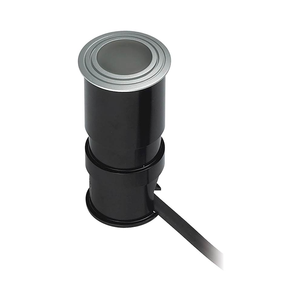 Elk Lighting Wet Spot 1-Light Button Light in Metallic Gray With Frosted Glass Lens - Integrated LED