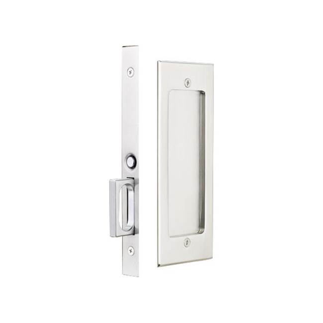 Emtek Keyed, Modern Rectangular Pocket Door Mortise Lock, US15A
