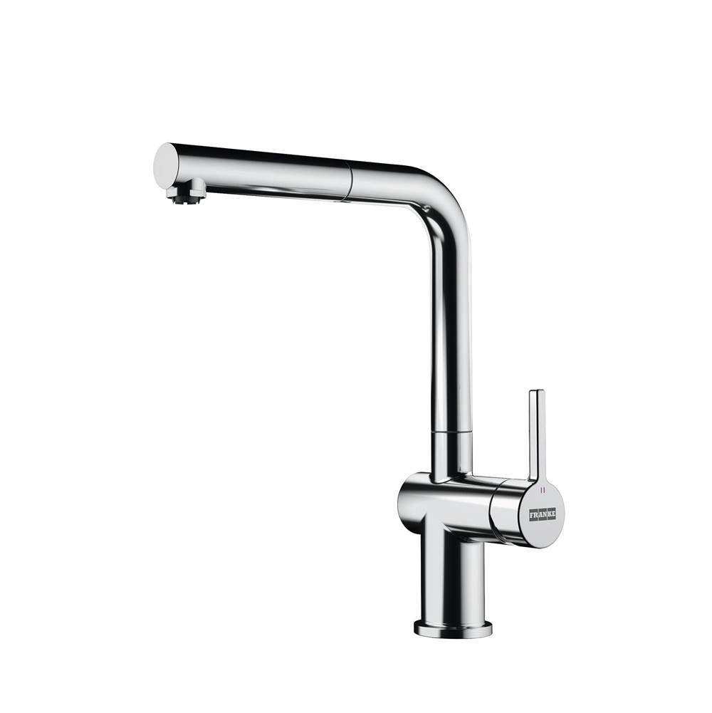 Franke Franke Active 12.25-inch Contemporary Single Handle Pull-Out Faucet in Polished Chrome, ACT-PO-CHR