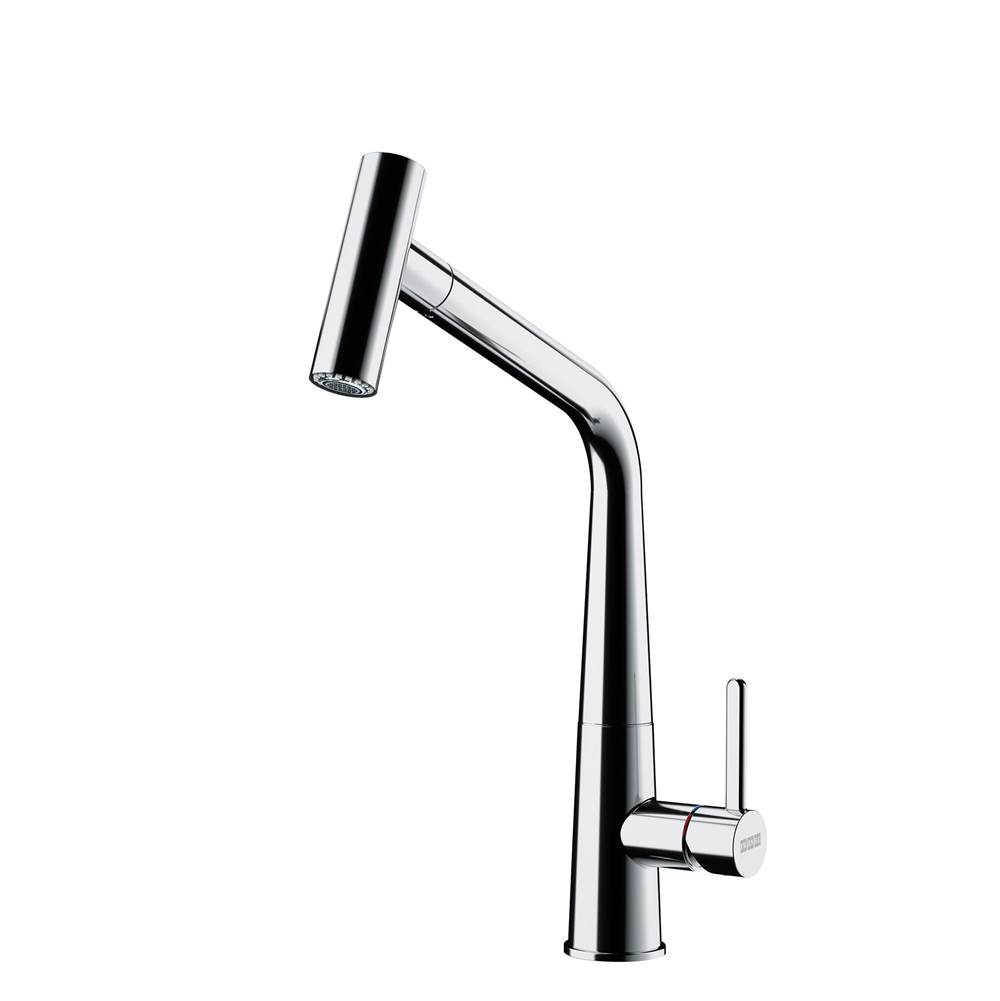 Franke Franke Icon 14-in Single Handle Pull-Out Kitchen Faucet in Polished Chrome, ICN-PO-CHR