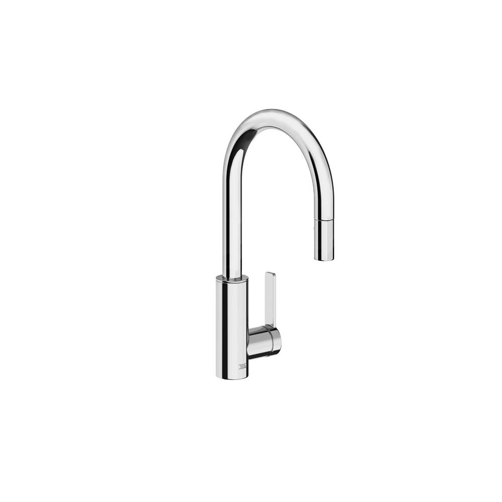 Franz Viegener Contemporary Style Single Handle Deck Mount Kitchen Bar/Prep Mixer With Pulldown Sprayer. Flexible Hose Included.
