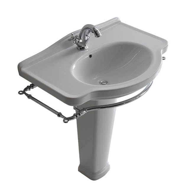 Ceramica Galassia - Complete Pedestal Bathroom Sinks