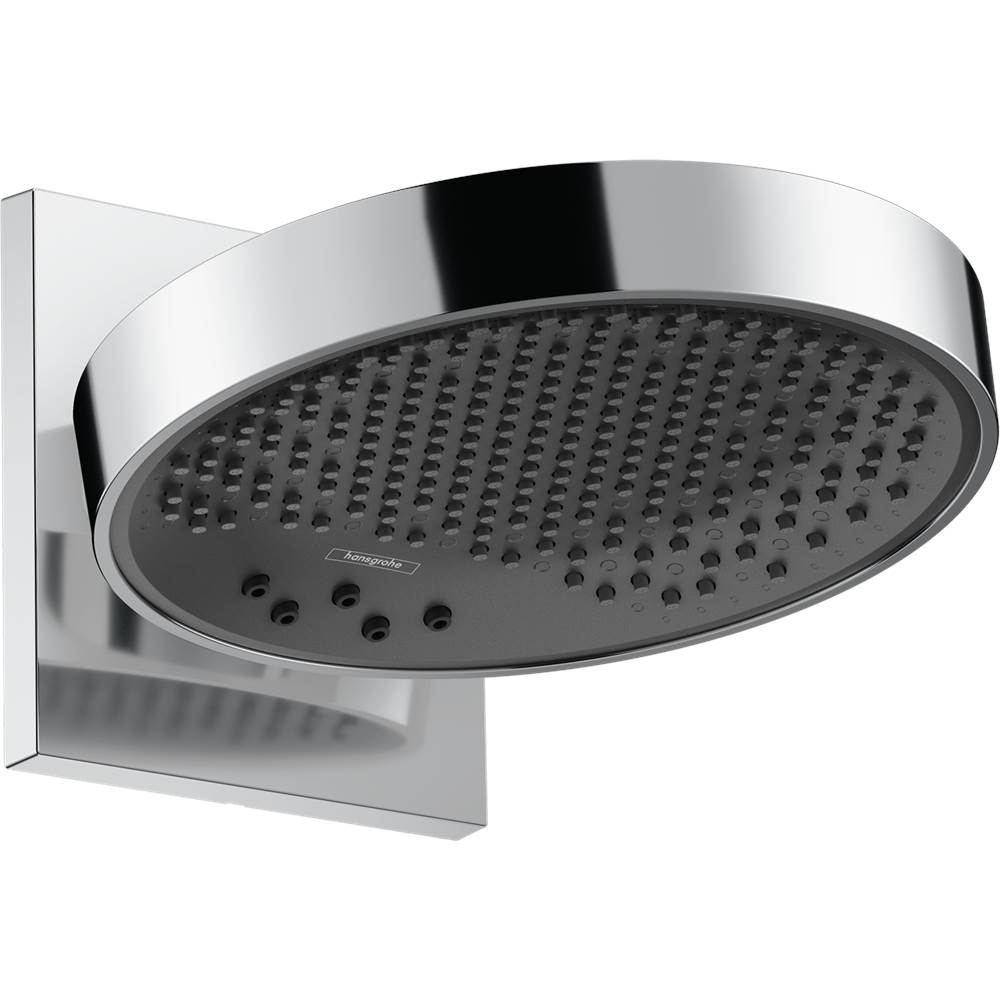 Hansgrohe Rainfinity Showerhead 250 3-Jet with Wall Connector Trim, 1.75 GPM in Chrome