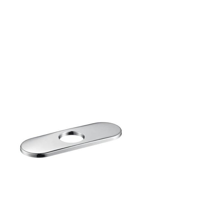 Hansgrohe C Accessories Base Plate for Traditional Single-Hole Faucets, 6'' in Chrome