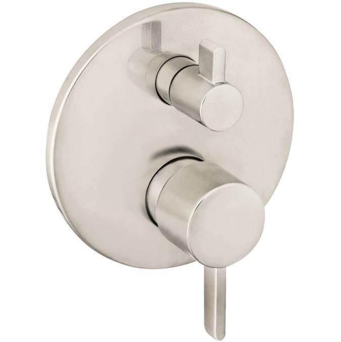 Hansgrohe Ecostat Pressure Balance Trim S with Diverter in Brushed Nickel