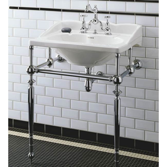 Herbeau ''Empire'' Metal Washstand Only in Satin Nickel