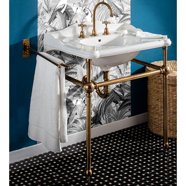 Herbeau ''Charleston'' Metal Washstand Only in Polished Brass