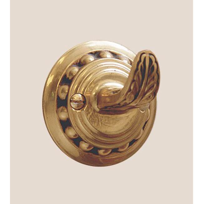 Herbeau ''Pompadour'' Robe Hook in Antique Lacquered Copper