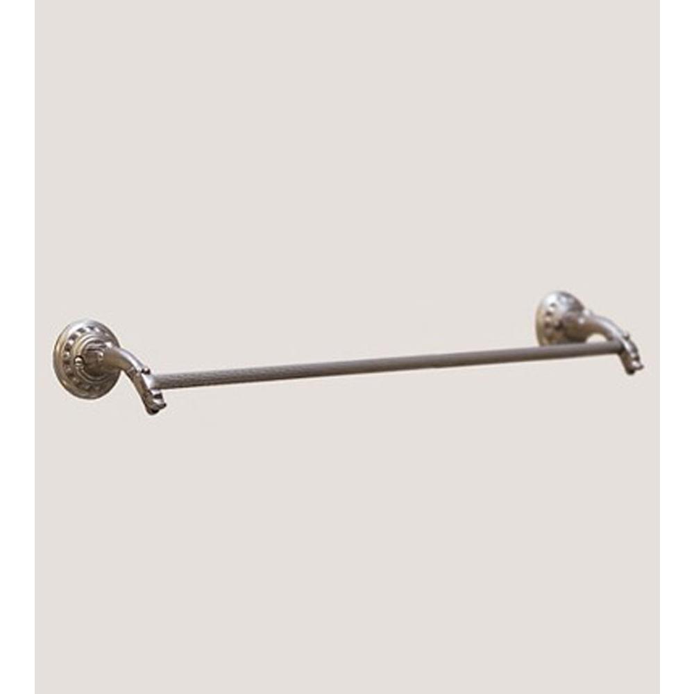 Herbeau ''Pompadour'' 24-inch Towel Bar in Antique Lacquered Copper