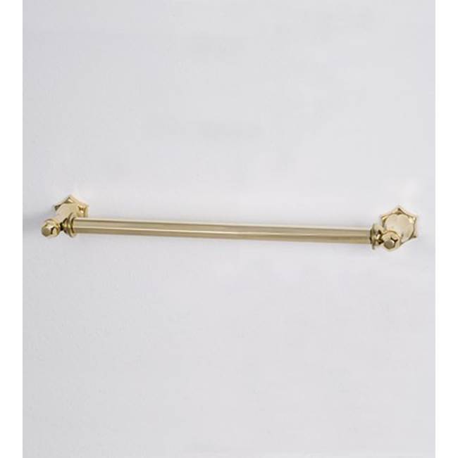 Herbeau ''Monarque'' Towel Bar in Old Gold, 18'' Length