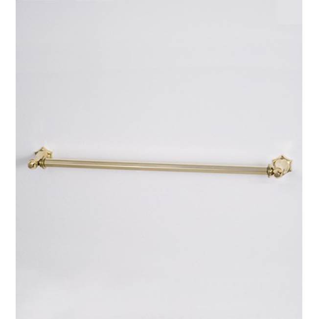 Herbeau ''Monarque'' Towel Bar in Old Gold, 24'' Length