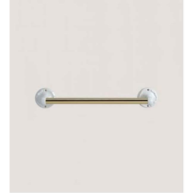 Herbeau ''Charleston'' 18'' Towel Bar in  XX Any Handpainted Finish, Lacquered Polished Copper