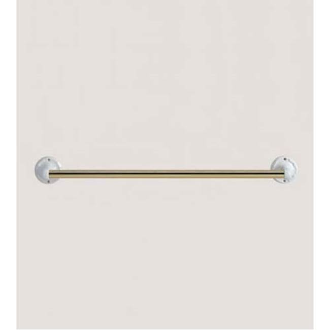 Herbeau ''Charleston'' 30'' Towel Bar in  XX Any Handpainted Finish, Lacquered Polished Copper