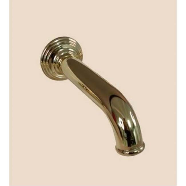 Herbeau ''Lille'' Wall Mounted Tub Spout in Polished Nickel