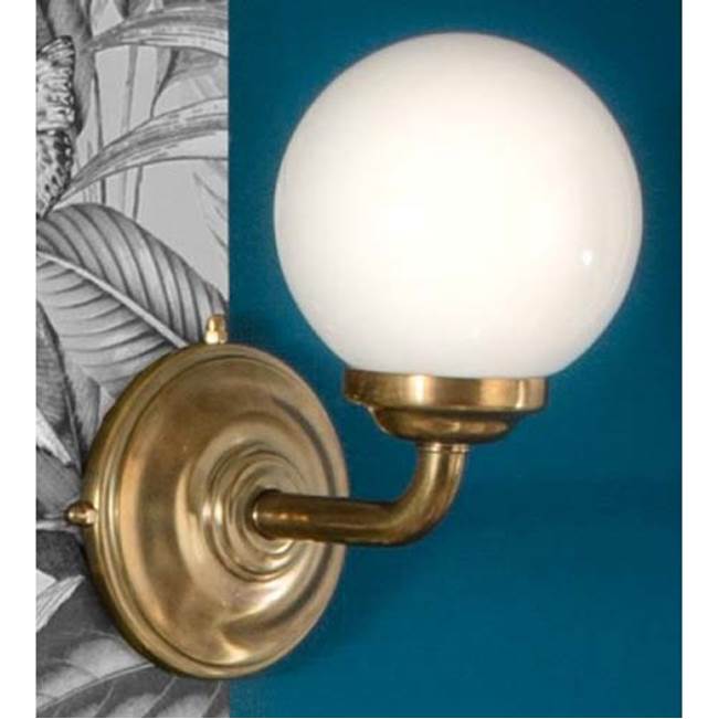 Herbeau ''Lille'' Wall Light in Lacquered Polished Black Nickel