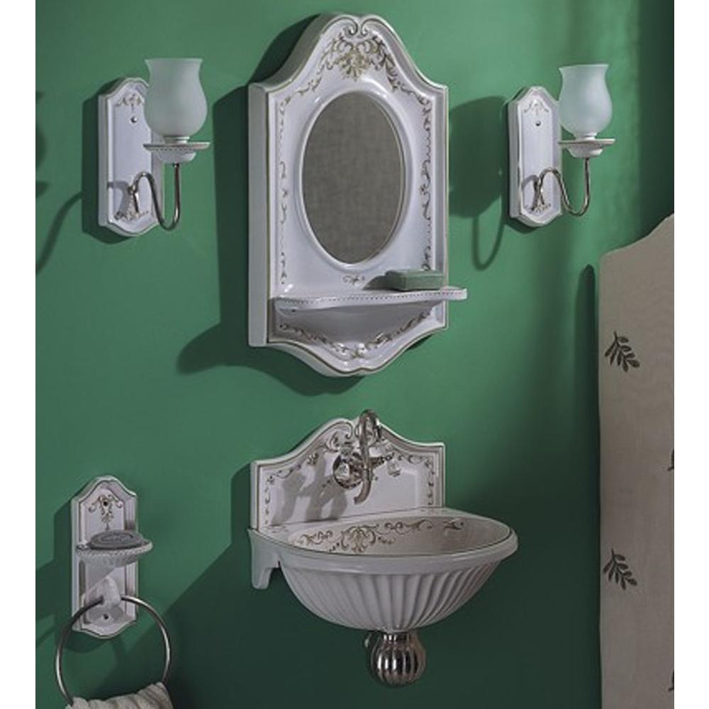 Herbeau ''Sophie'' Wall Light in Rouen Marly, Old Silver